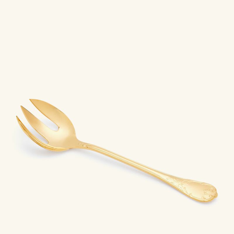 كريستوفل شوكة تقديم السلطات مارلي باللون الفضي