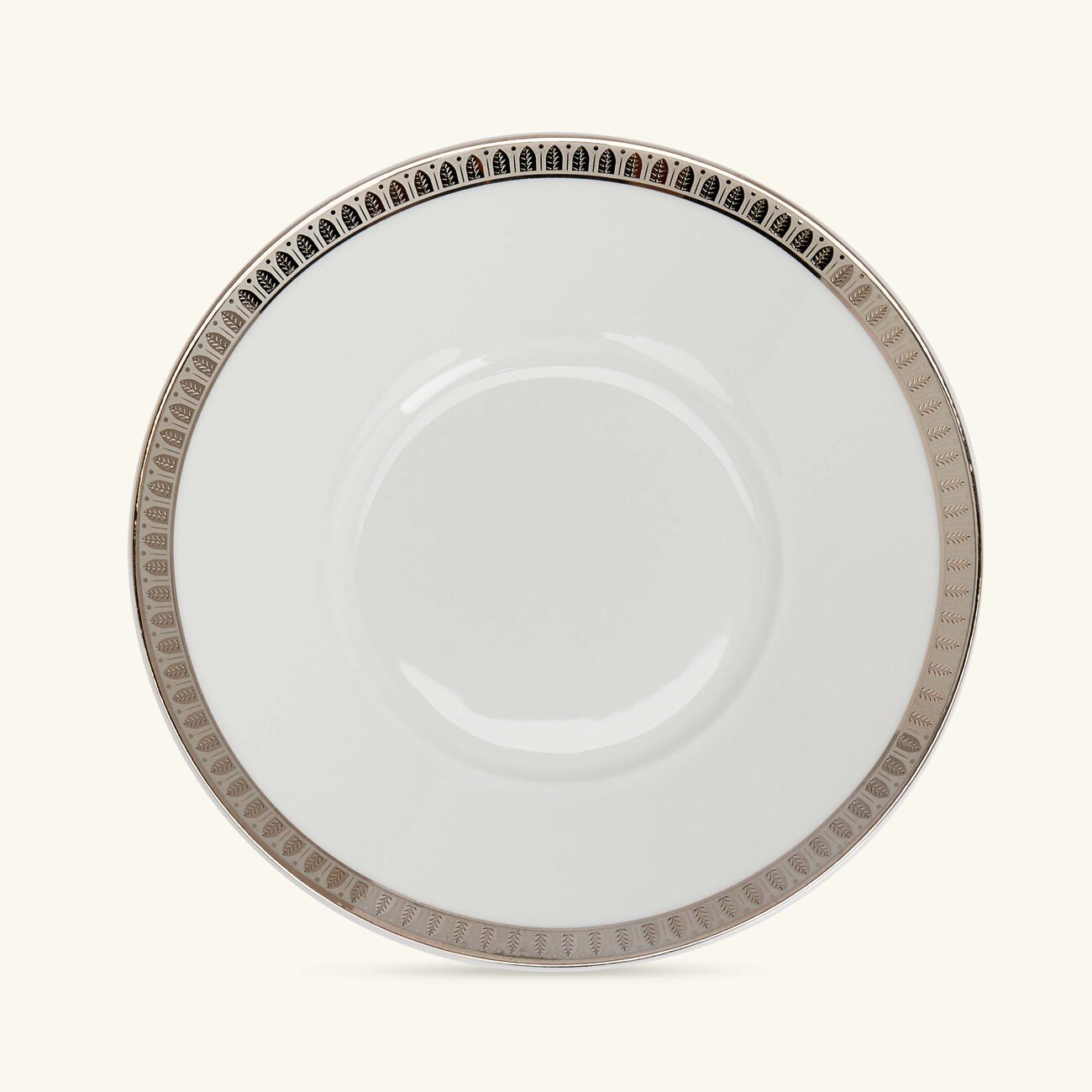 christofle malmaison tea cup   saucer silver