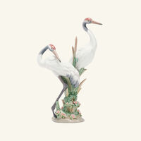 Courting Cranes Sculpture Medium White lladro courting cranes sculpture medium white