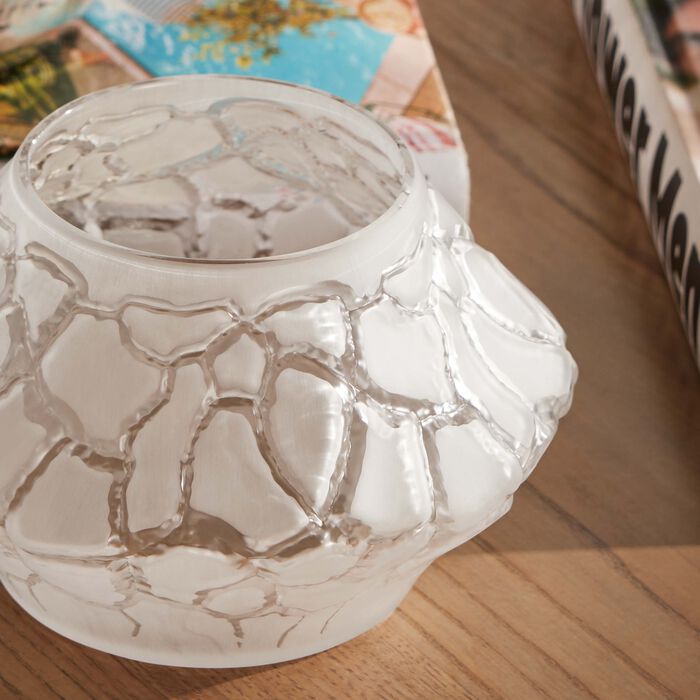 لاليك مزهرية تيرامينيرال كالديرا فوتيف الدائرية الصغيرة الشفافة