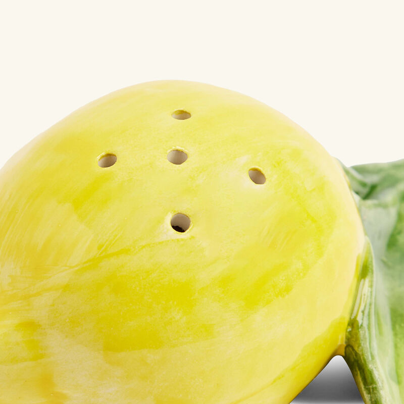 les ottomans lemon salt   pepper shakers yellow