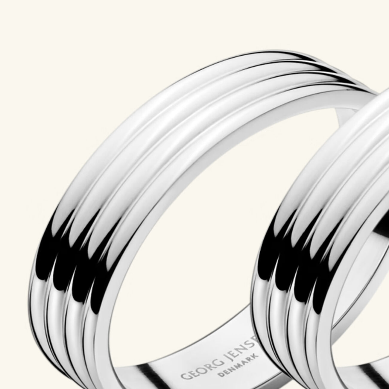 Bernadotte Napkin Ring Silver Set Of 2 georg jensen bernadotte napkin ring silver set of 2