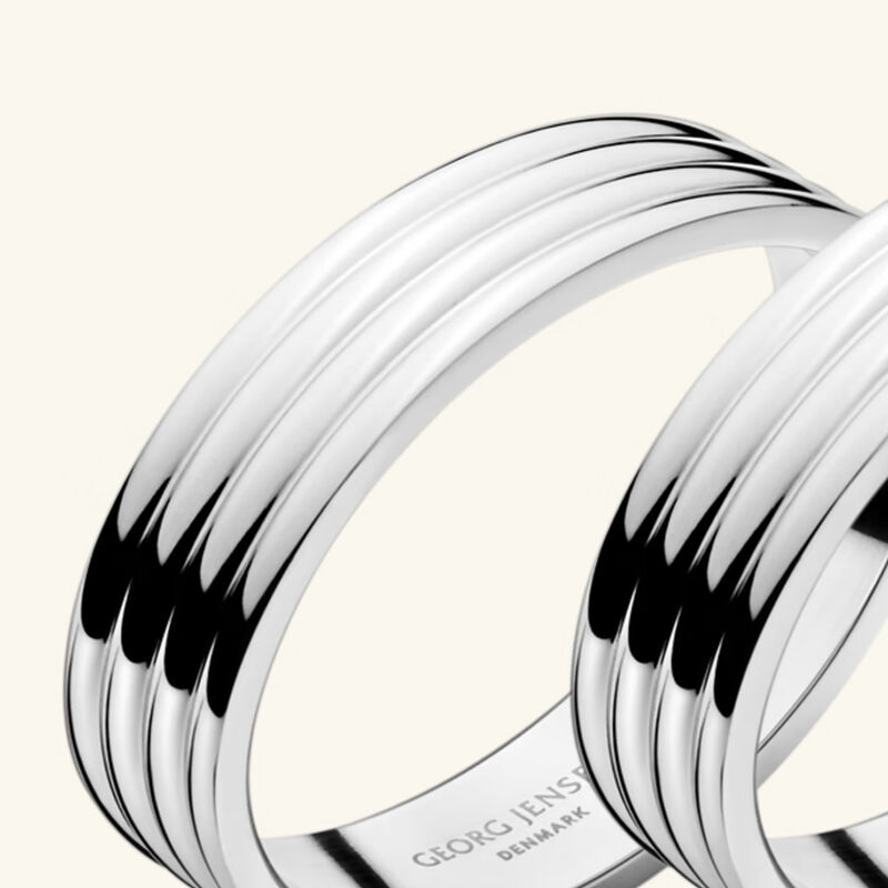 Bernadotte Napkin Ring Silver Set Of 2 georg jensen bernadotte napkin ring silver set of 2
