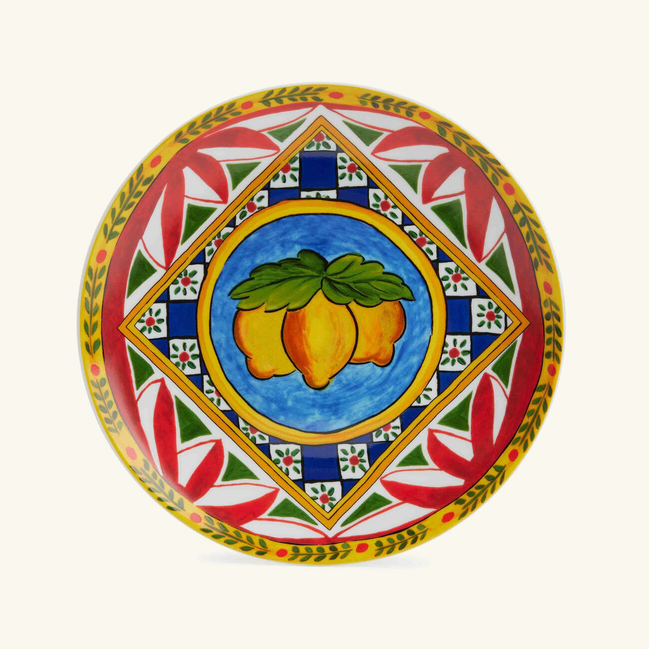 Carretto Dinner Plate Round 20cm Set Of 2 dolce gabbana casa carretto dinner plate round 20cm set of 2