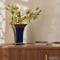 إيترو مزهرية كشمير متوسطة باللون الأزرق