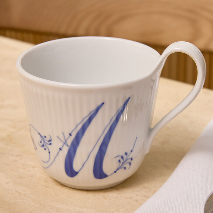 royal copenhagen alphabet collection m mug