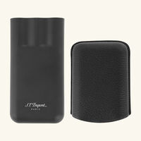 st dupont triple cigar case black