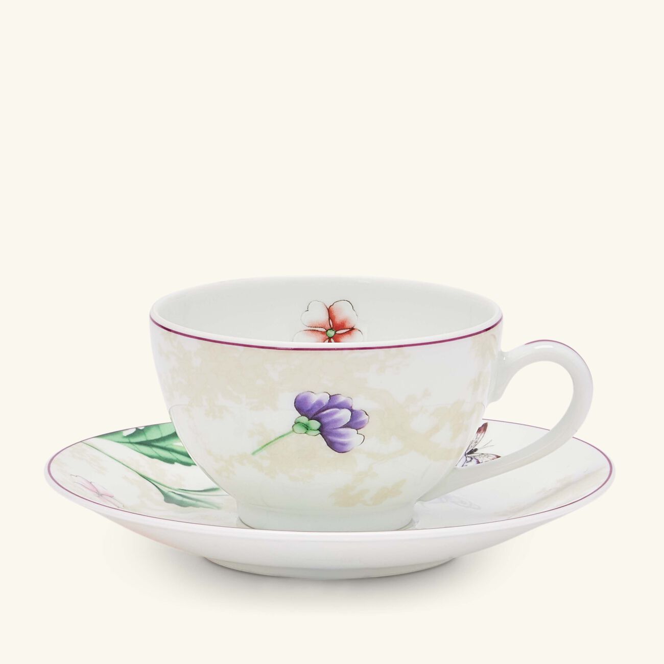 Canisse Tea Cup & Saucer Gold bernardaud canisse tea cup saucer gold