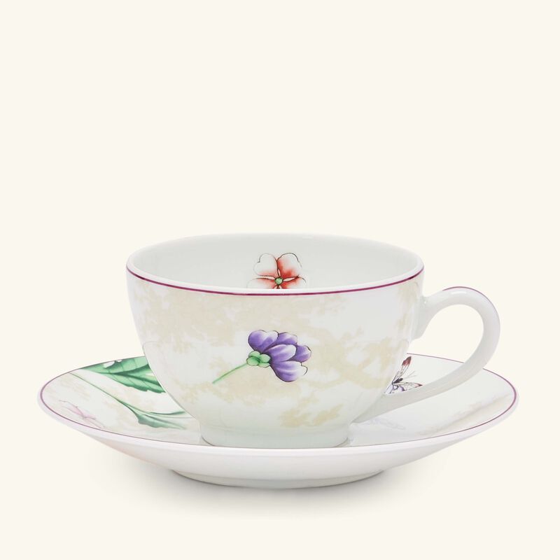 Canisse Tea Cup & Saucer Gold bernardaud canisse tea cup saucer gold