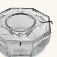 versace crystal caviar bowl clear