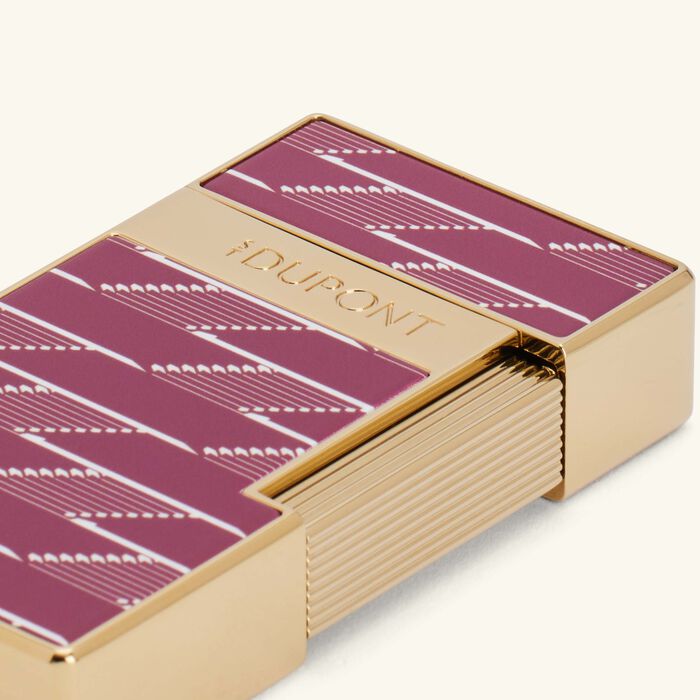 st dupont biggy monogram 1872 lighter burgundy