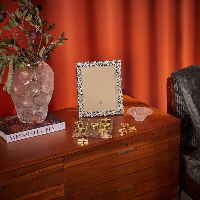 lalique glycines hollow trinket tray clear