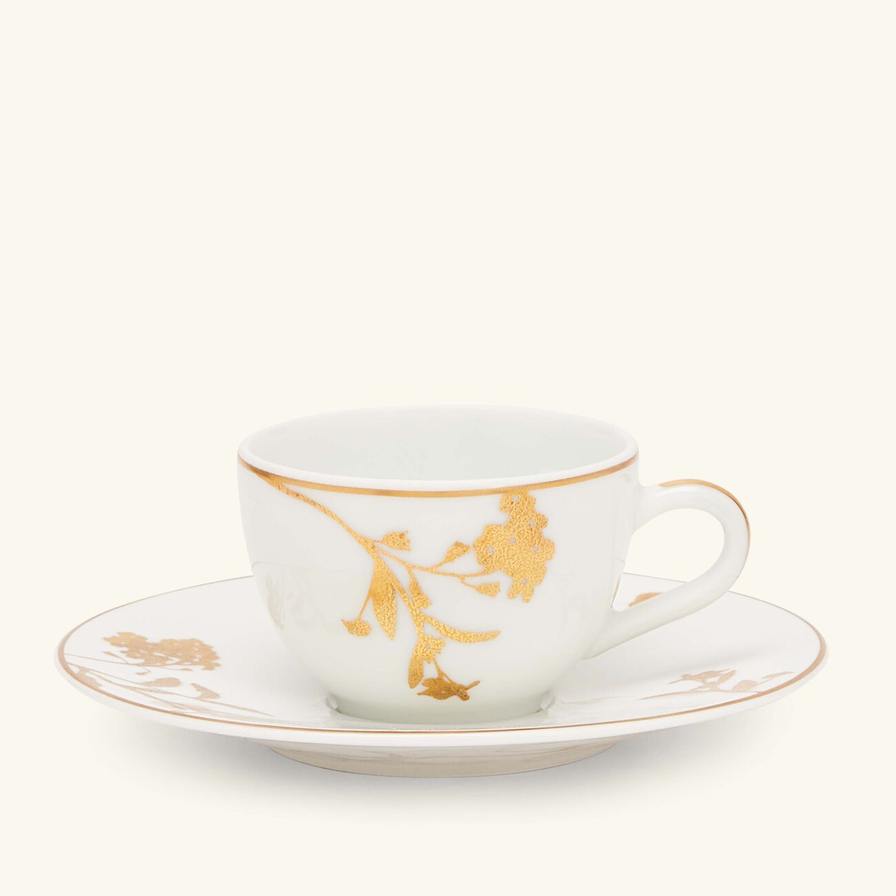 bernardaud vegetal or espresso cup gold