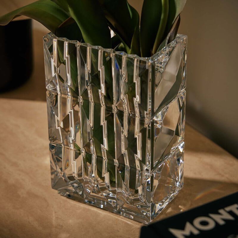 baccarat louxor vase rectangular small clear