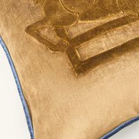 Pegaso Embroided Cushion Amber etro pegaso embroided cushion amber