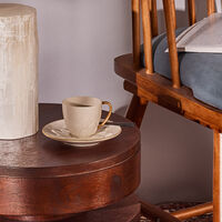 villari peacock coffee cup   saucer white