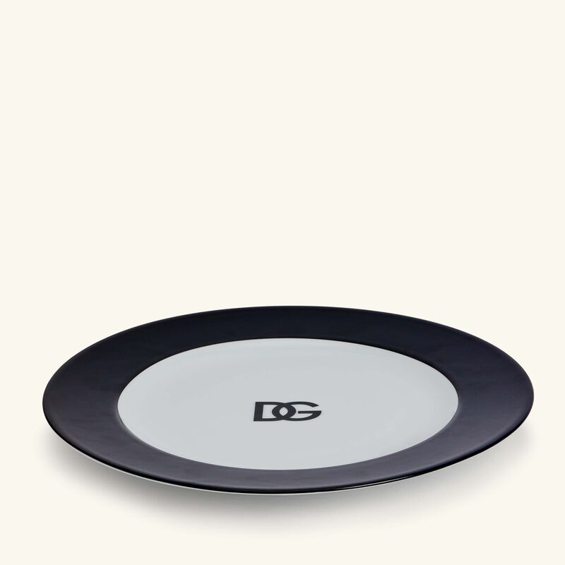 dolce gabbana casa dg logo charger plate round 31cm