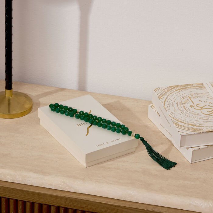 light of sakina misbaha green jade