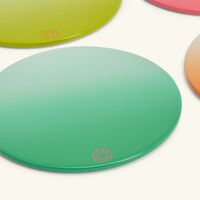 baccarat octogone coasters intense set of 4