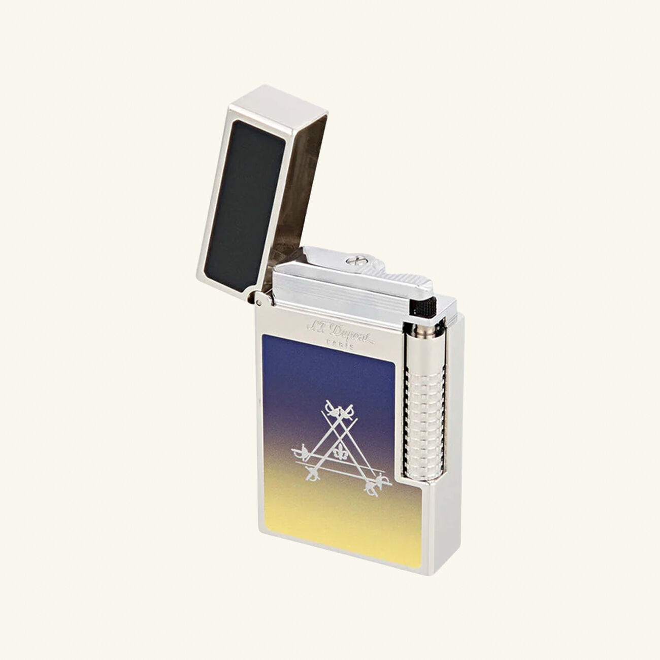 st dupont le grand montecristo lighter blue