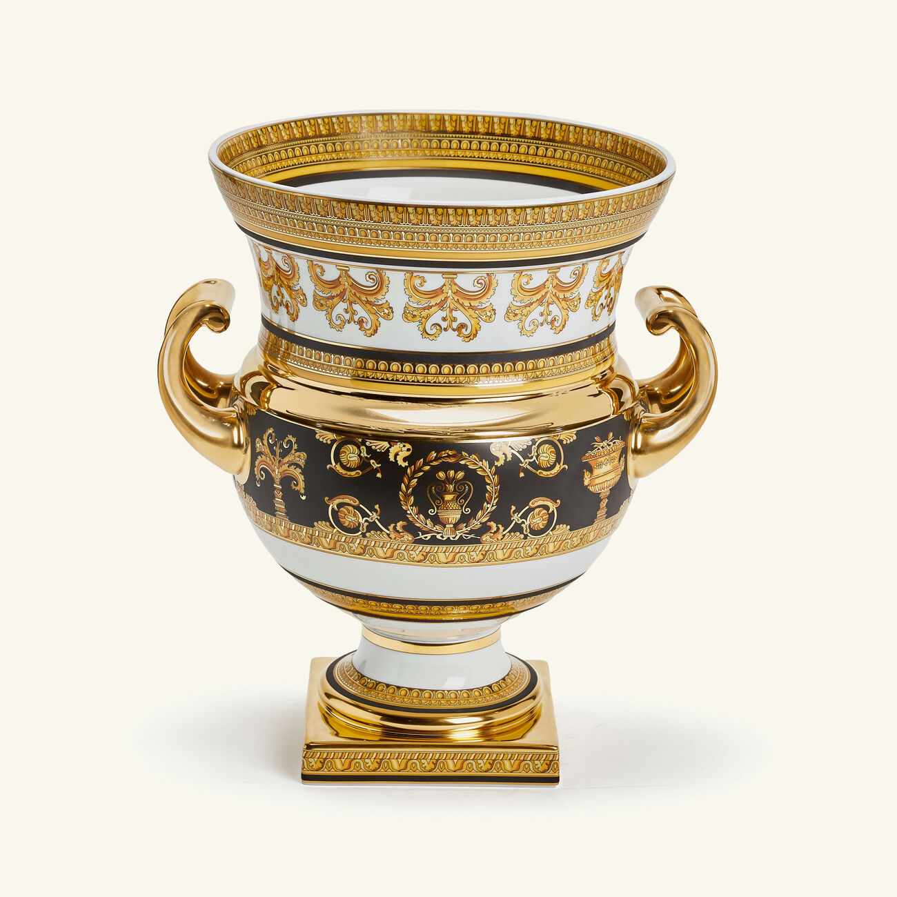versace i love baroque amphora vase medium gold
