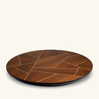 Kelly Behun Lazy Susan Brown l objet kelly behun lazy susan brown