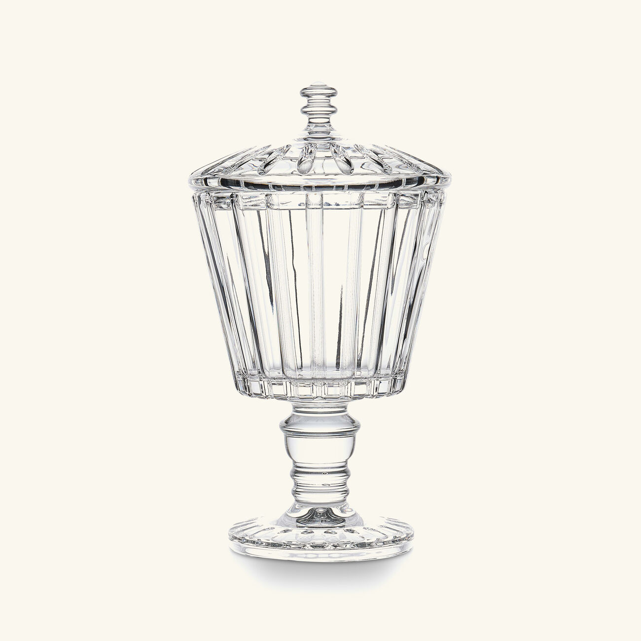 ماريو تشيوني مزهرية كانيت شفافة مع قاعدة مرتفعة