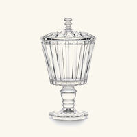 ماريو تشيوني مزهرية كانيت شفافة مع قاعدة مرتفعة