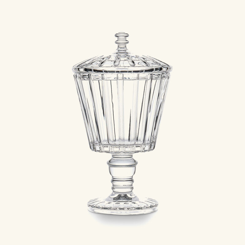 ماريو تشيوني مزهرية كانيت شفافة مع قاعدة مرتفعة