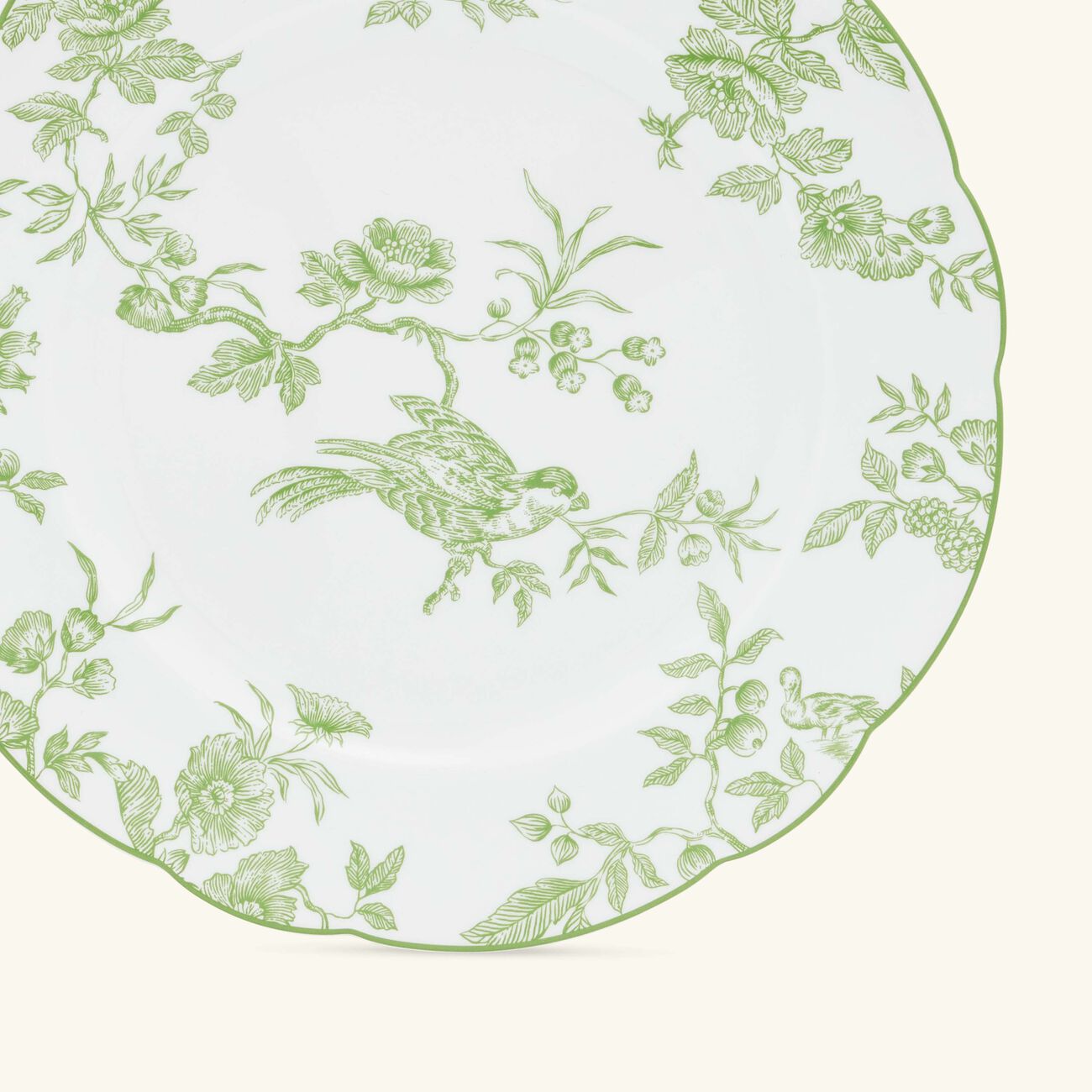 Albertine Dinner Plate Round Green 26cm bernardaud albertine dinner plate round green 26cm