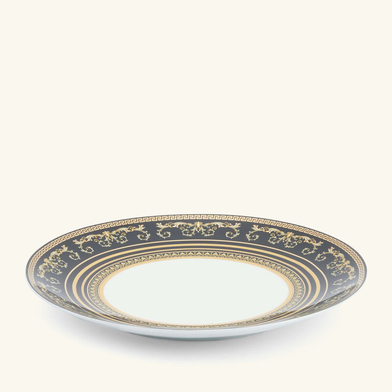 Virtus Gala Dinner Plate Round Black 27cm versace virtus gala dinner plate round black 27cm