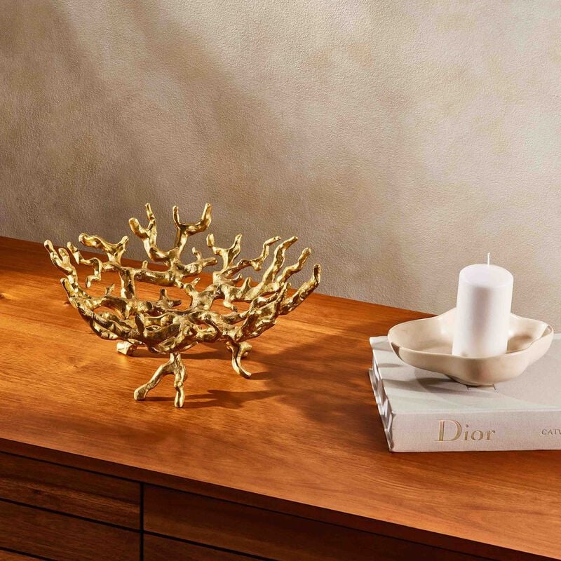 Brass Coral Centerpiece Gold jonathan adler brass coral centerpiece gold