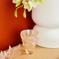 lalique champs  lys es vase small gold