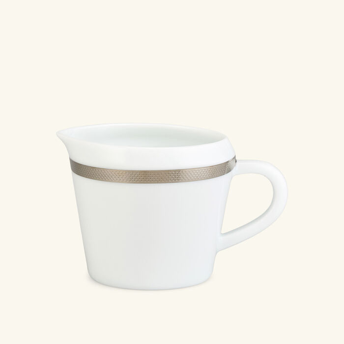 Maille Platine Creamer White bernardaud maille platine creamer white