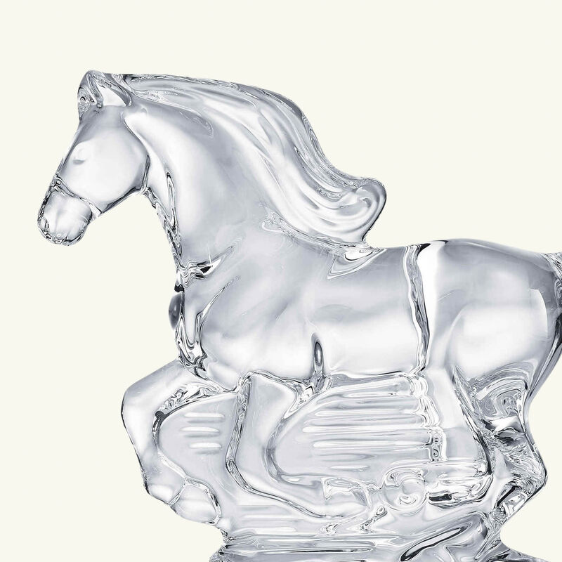baccarat zodiaque horse 2026 figurine mini gold