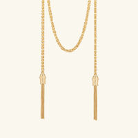 christofle pompon necklace chain gold