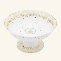 Noel Footed Cake Stand bernardaud noel footed cake stand