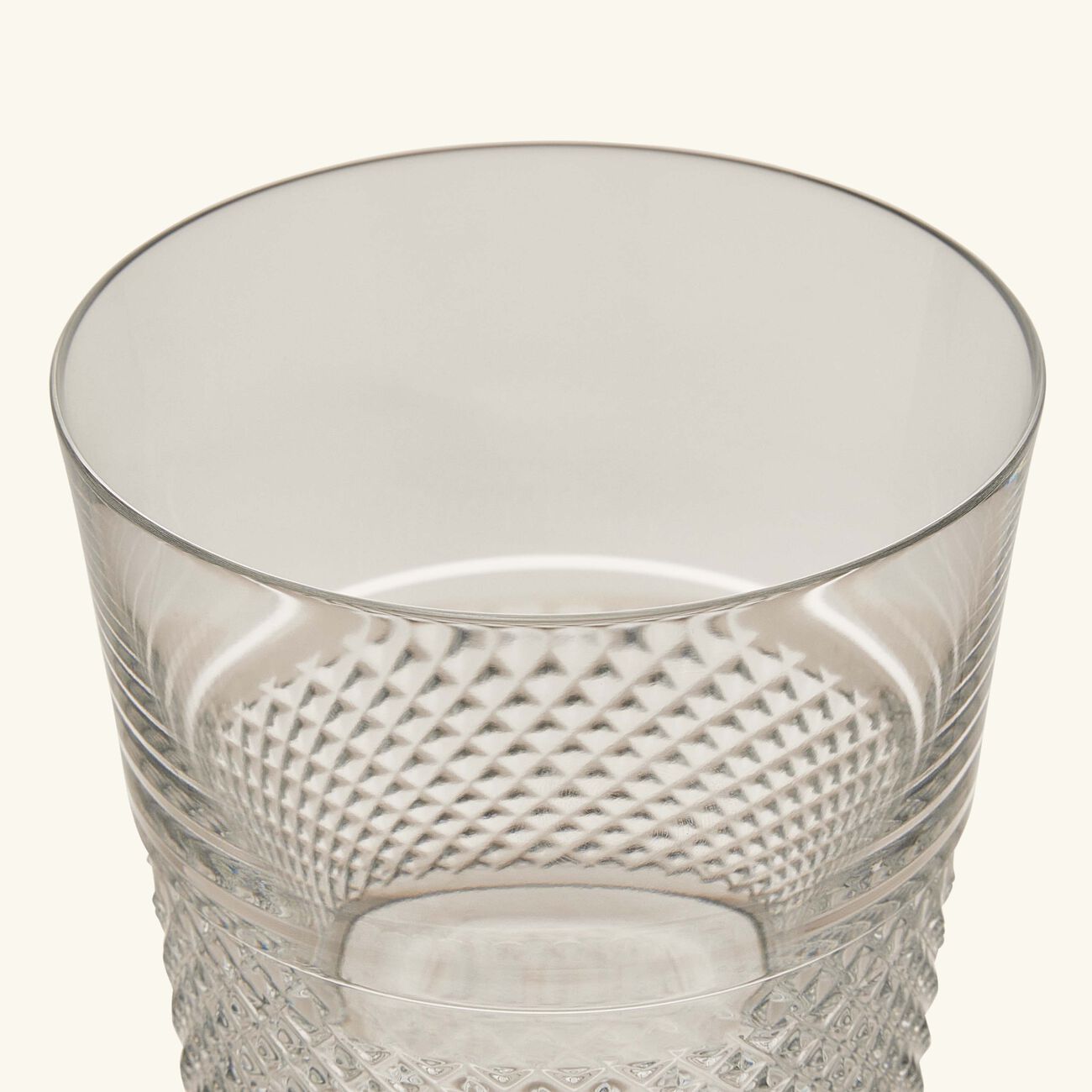 baccarat diamant tumbler drinking glass clear