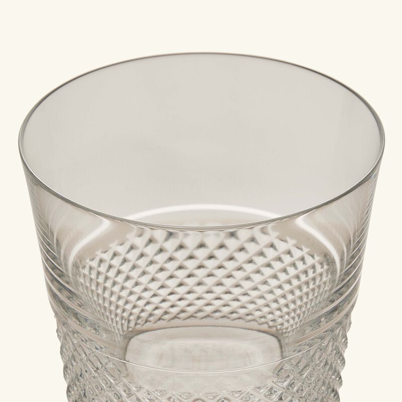 baccarat diamant tumbler drinking glass clear