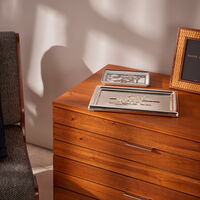 رالف لورين هوم صينية بيركن للحلى والمجوهرات مستطيلة صغيرة