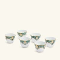 Rêves Du Nil Arabic Coffee Cup Green Set Of 6 haviland r ves du nil arabic coffee cup green set of 6