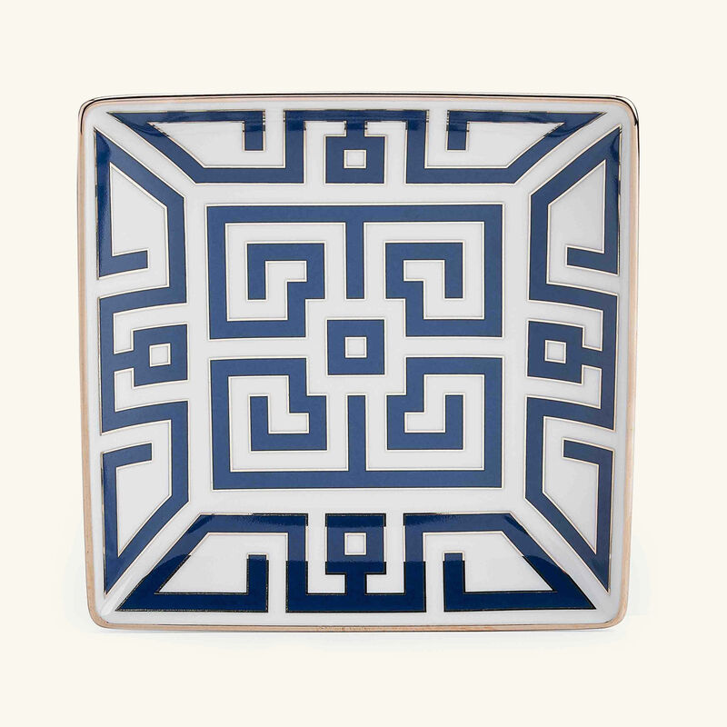 Labirinto Zaffiro Serving Tray Small Blue ginori 1735 labirinto zaffiro serving tray small blue