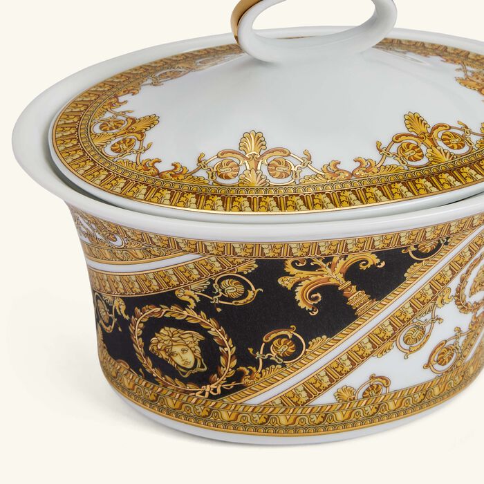 versace i love baroque sugar bowl black