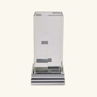 christofle perspectives vase rectangular medium clear