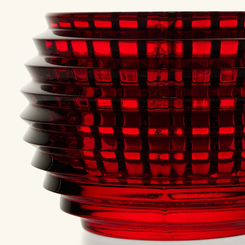 baccarat eye votive red set of 2