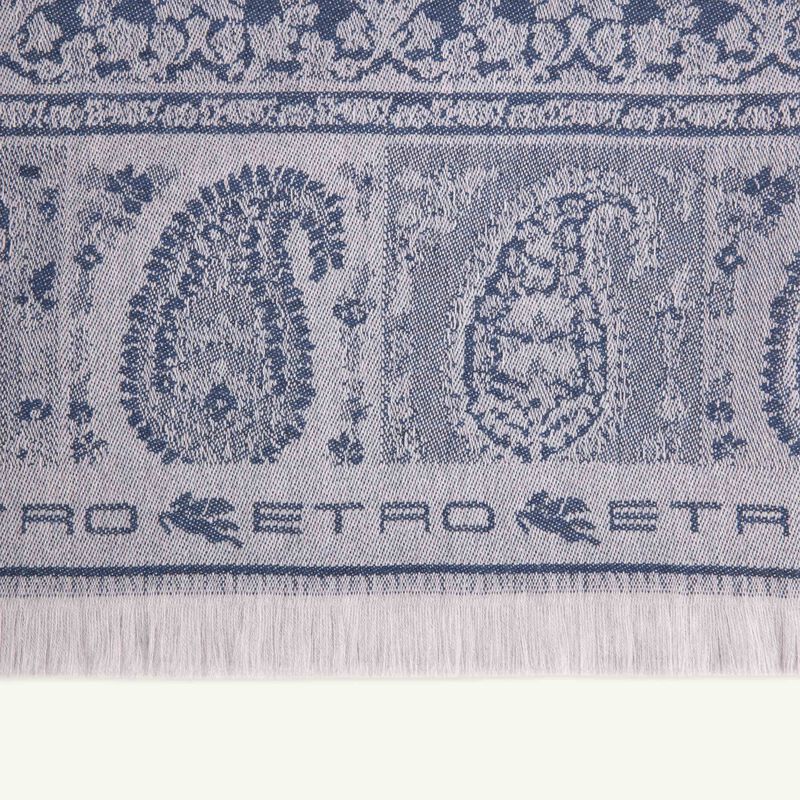 etro tagete throw blue