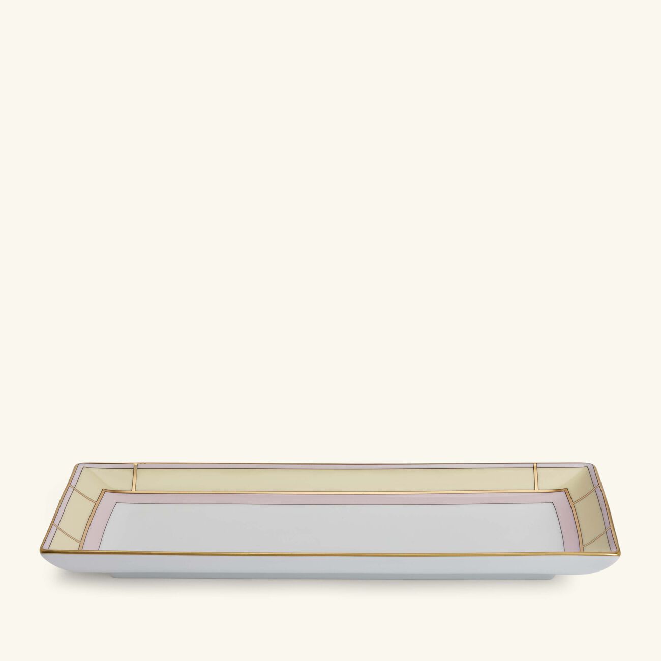 ginori 1735 diva serving platter rectangluar yellow 29cm