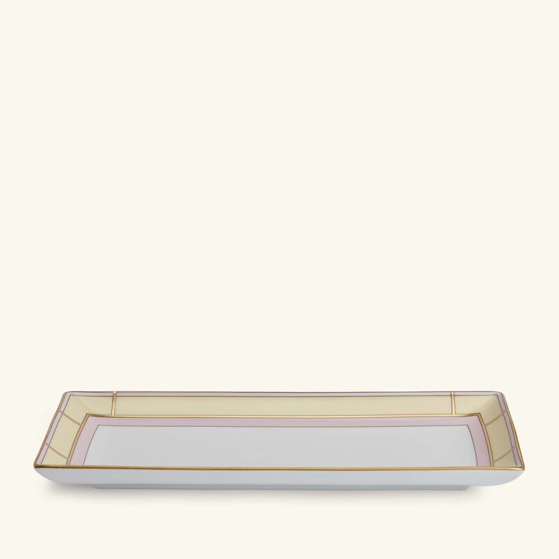 ginori 1735 diva serving platter rectangluar yellow 29cm