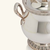 christofle malmaison sugar bowl silver plated