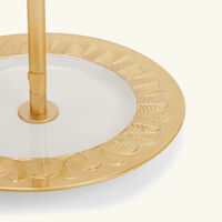 Peacock Extravaganza Cookie Stand & Coffee Cup Holder Gold villari peacock extravaganza cookie stand coffee cup holder gold